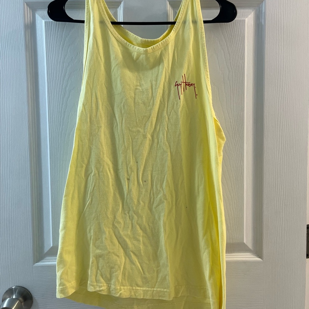 Guy Harvey Yellow Tank Top